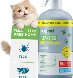 BugMD Pet Safe Flea Spray for Cats & Home