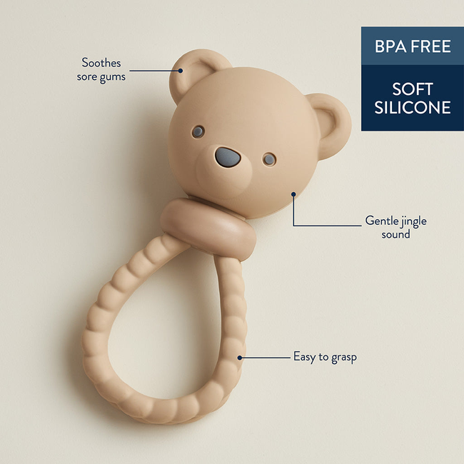Sweetie Rattle™ Silicone Teether-gallery-37454947483819