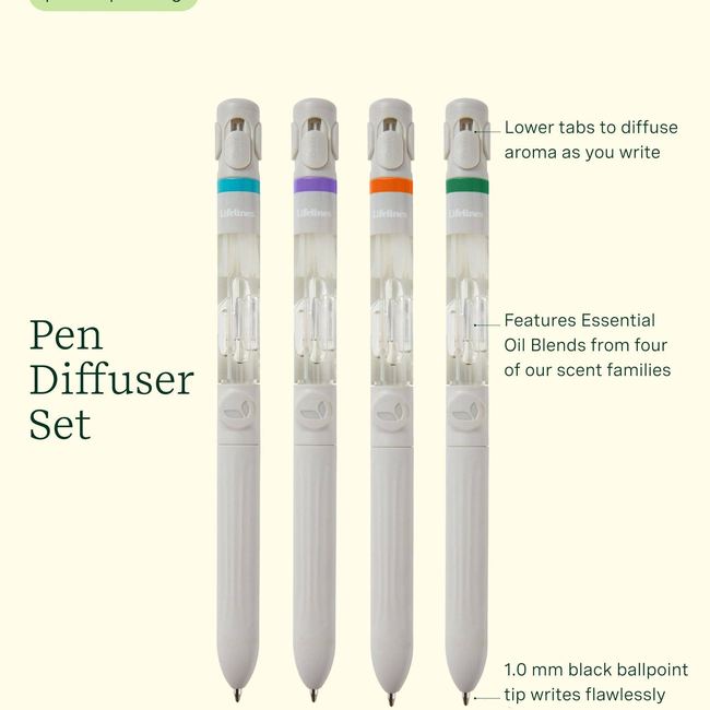 Pen Diffuser Set - 4-pack with Assorted Essential-gallery-32650041688130