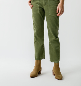 Easy Army Trouser Cord <br> Tea Leaf