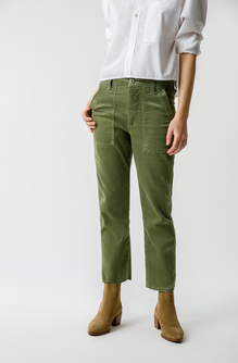 Easy Army Trouser Cord <br> Tea Leaf