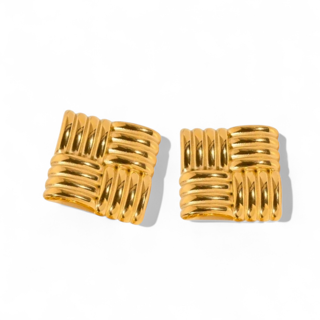 Rustic Radiance Stud Earrings-gallery-42555892793594