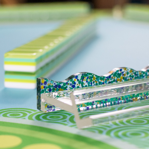 MAHJONG MAT | Confetti | 33" x 33"-gallery-51307936252215