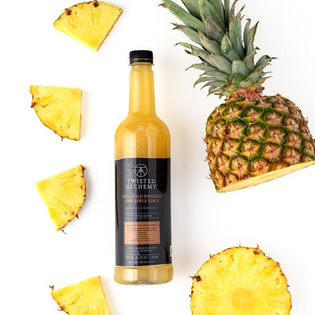 25.4oz 100% PINEAPPLE JUICE COLD PRESSED-gallery-52898736079215