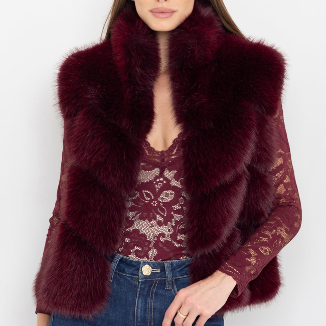 Rosario Faux Fur Vest-gallery-44945782210810