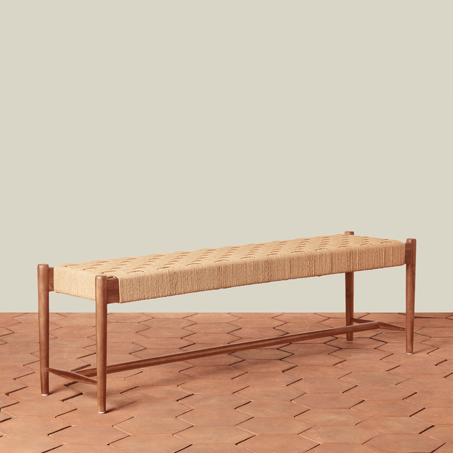 Ingrid Basketweave Bench-gallery-60034378924402