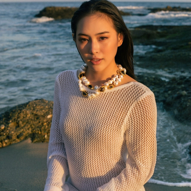 Mega Pearl & Amethyst Necklace-gallery-33438067556427