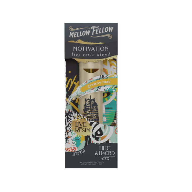 Motivation Blend 2ml Live Resin Disposable Vape - Granny Mac (Hybrid)-gallery-37327725461710