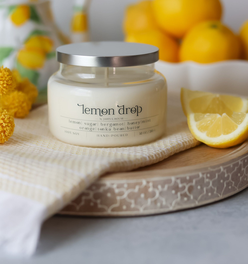 Lemon Drop Scented Soy Candle - 10 oz.