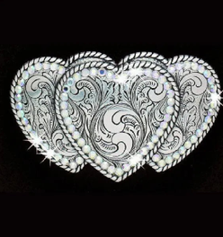 Nocona Hearts Embrace - Women's Belt Buckle