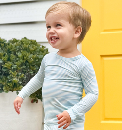 Seaside Stripe Bamboo Toddler Pajama