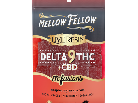 Delta 9 Live Resin Edibles 400mg - Raspberry Macaron