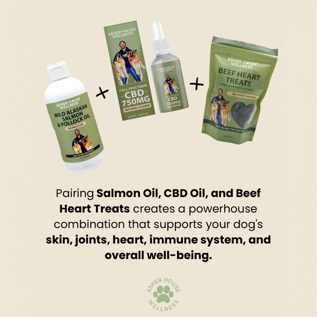 Wild Alaskan Salmon & Pollock Oil | Brain + Heart - for Pets-gallery-35118017052881