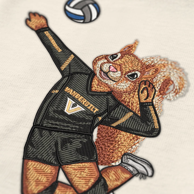 Vanderbilt Volleyball Embroidered Hoodie-gallery-62994506809661