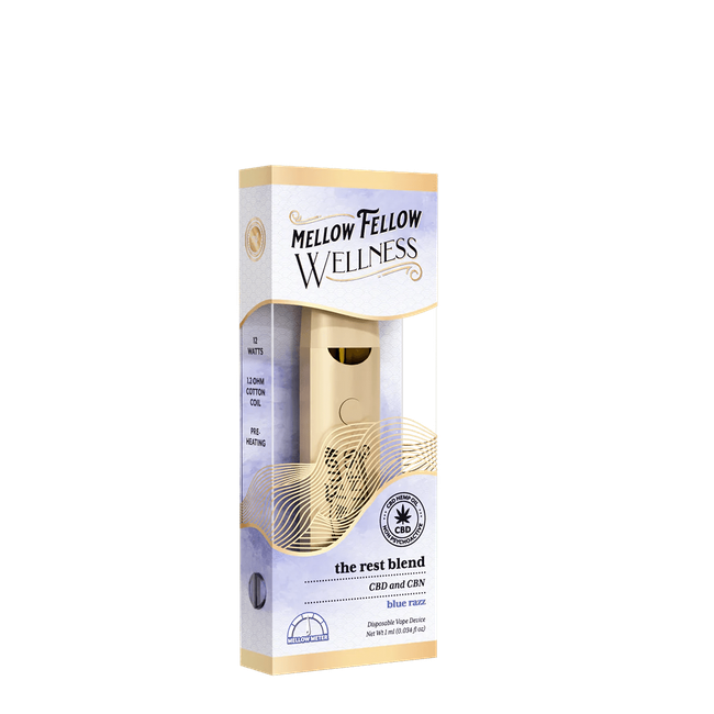 The Rest Blend - 1ml CBD Disposable Vape (Blue Razz)-gallery-37327598846158