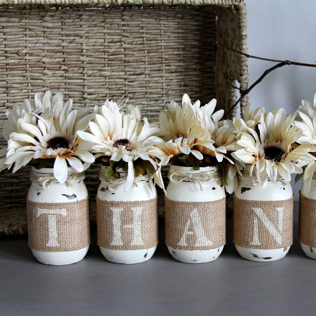 THANKFUL Rustic Home Decor - Two Sided-gallery-2340659593251