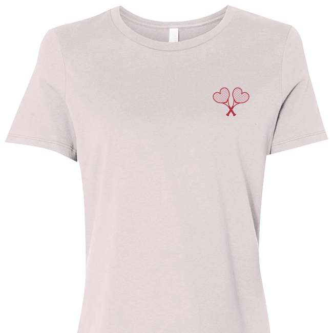 Women’s Love All Tennis Logo Relaxed Jersey Tee-gallery-68208976953425