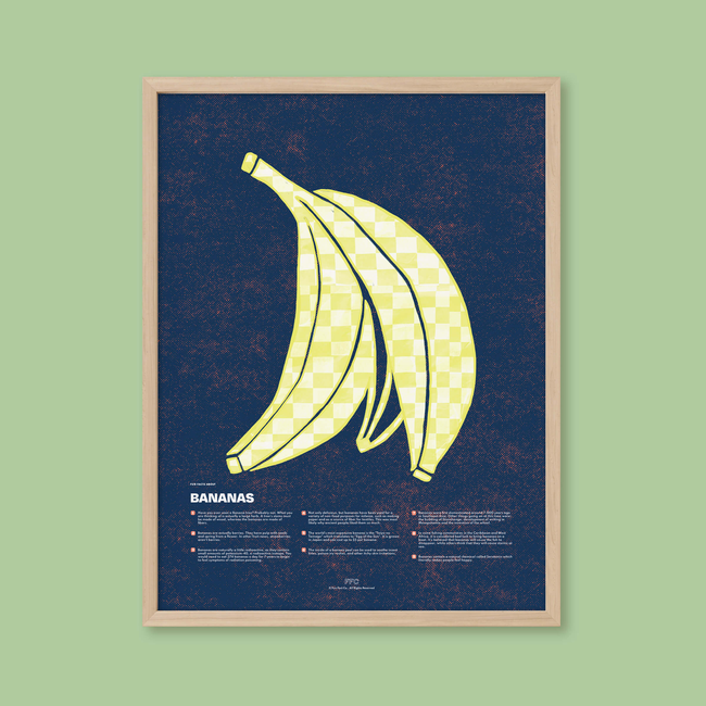 Banana Fun Facts Print-gallery-38860463538422