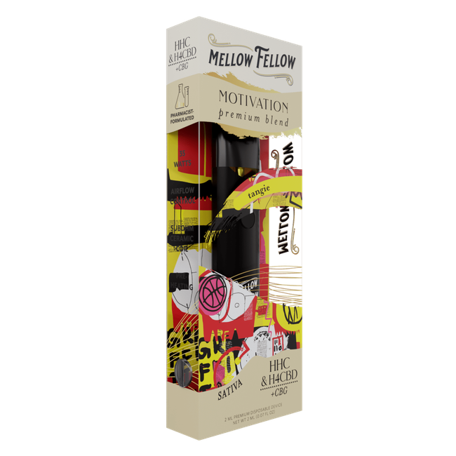 Motivation Blend 2ml Disposable Vape - Tangie (Sativa)-gallery-37327716778190
