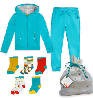 Cozy Holiday Kids Sweat Suit Gift Set
