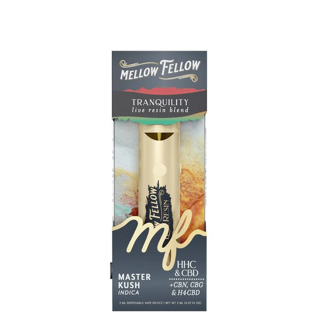 Tranquility Blend 2ml Live Resin Disposable Vape - Master Kush (Indica)-gallery-37327724511438
