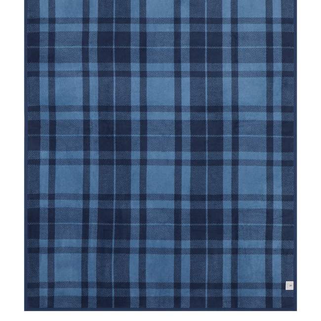 Cabin Plaid Cornflower Blanket-gallery-35574615113901