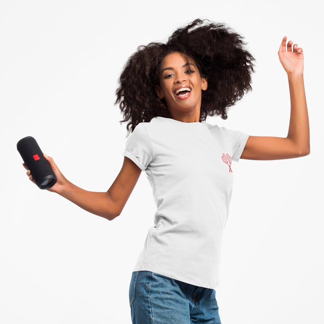 Love All Tennis Women's Heart Logo T-Shirt-gallery-35648356319313