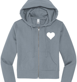 Love All Womens Zip Hoodie