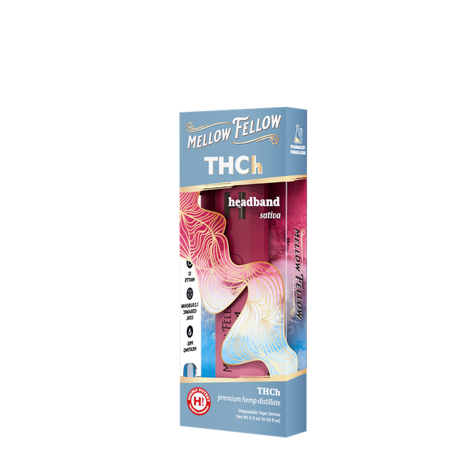 THCh 0.5g Disposable Vape - Headband (Sativa)-gallery-37467804565710