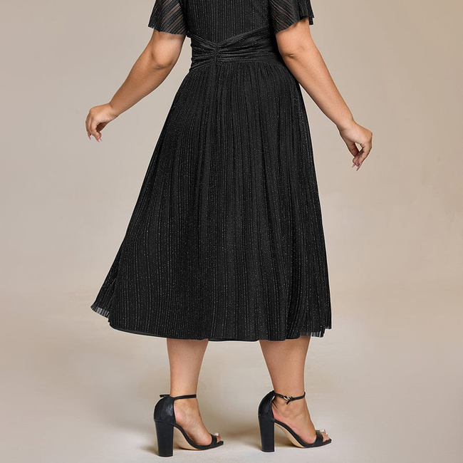 pretty QUINN|Plus size Glittery Formal Evening Dress-gallery-33396286881866