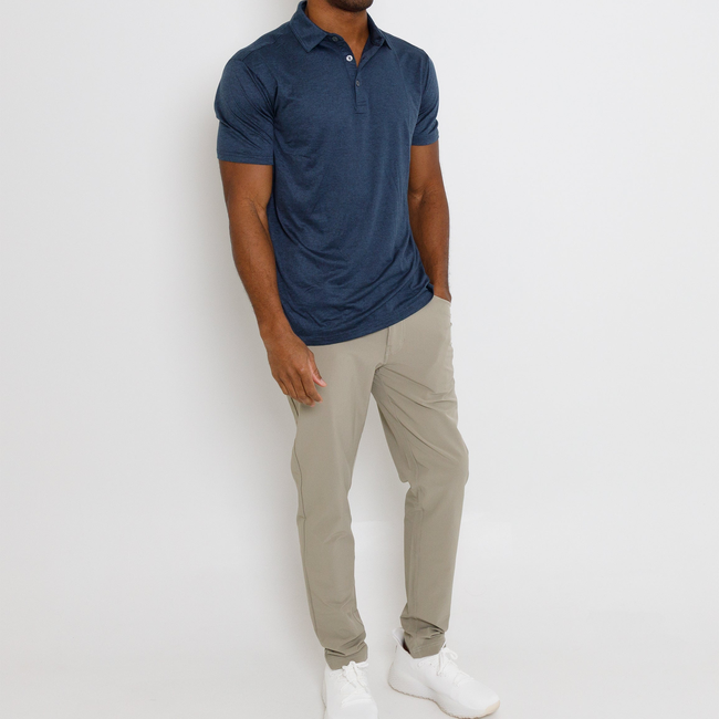 Gamer Polo - Navy Heather-gallery-44619063820513