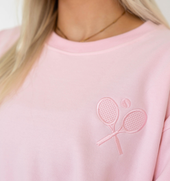 Tennis Racquets Sleeves Sweatshirt