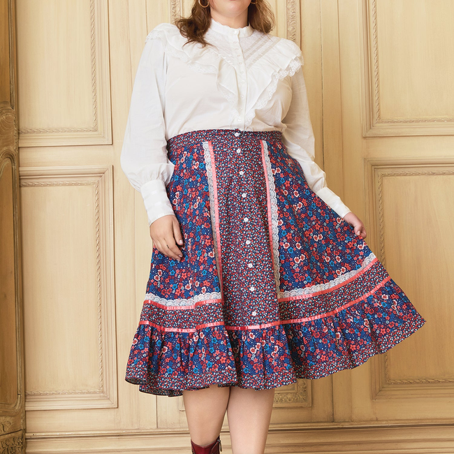 GUNNE SAX for ModCloth's Isabella Midi Skirt-gallery-39186148720811