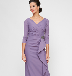 Chloe Contour Cascade Ruffle Dress
