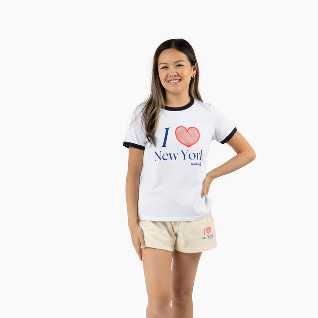 Love All Tennis Women's New York Ringer Tee-gallery-40827243593809