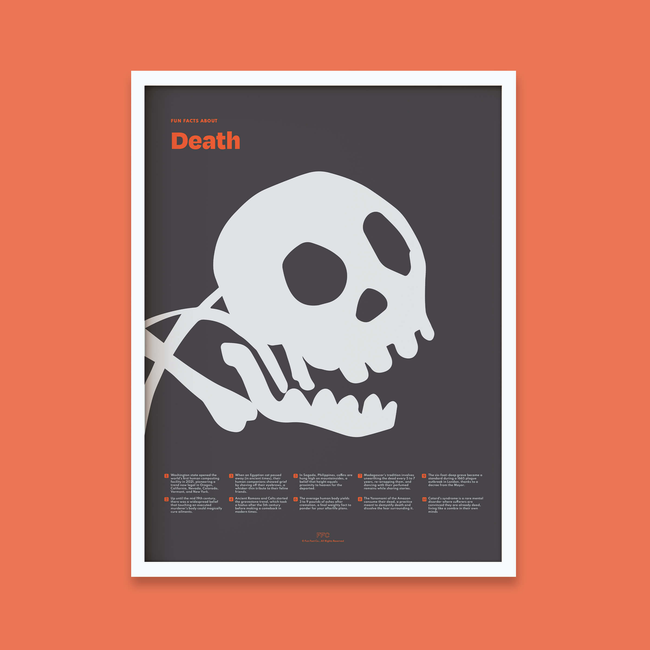 Fun Facts About Death Print-gallery-39662221623542