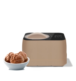 Whynter 0.8 Quart Compact Automatic Ice Cream Maker with Stainless Steel Bowl, Taupe Latte ICM-080-T