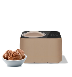 Whynter 0.8 Quart Compact Automatic Ice Cream Maker with Stainless Steel Bowl, Taupe Latte ICM-080-T