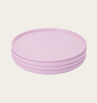 4 Plate Set | Pink