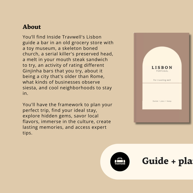 Portugal Travel Planner: A Lisbon Guidebook for a Beautiful, Organized Trip-gallery-35896014078009
