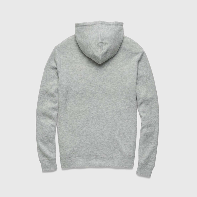 Justin Cashmist Fleece Hoodie - Heather Grey-gallery-44025290588418