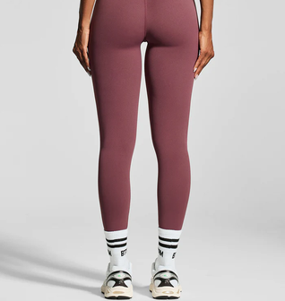 Burgundy ⅞ Leggings