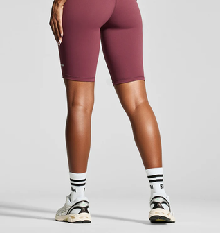 Burgundy Bike Shorts