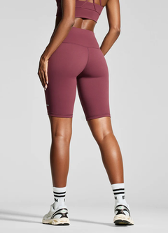 Burgundy Bike Shorts