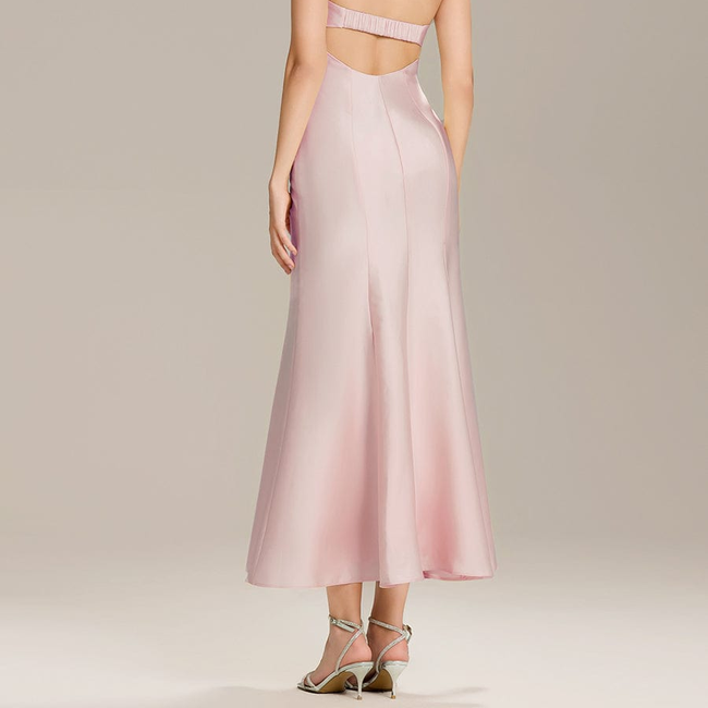 Knit Sleeveless Mermaid Wedding Guest Dress-gallery-33725801005130