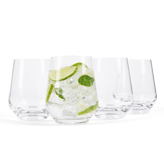 Classic Short Glass Tumbler (4-Piece Set)