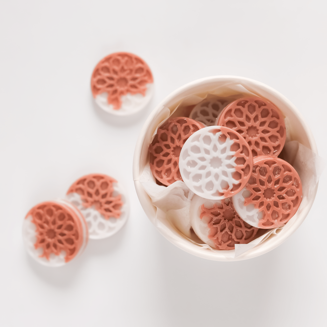 Golden Allure Wax Melts – Moroccan Design, White Rose Gold-gallery-33472121831494