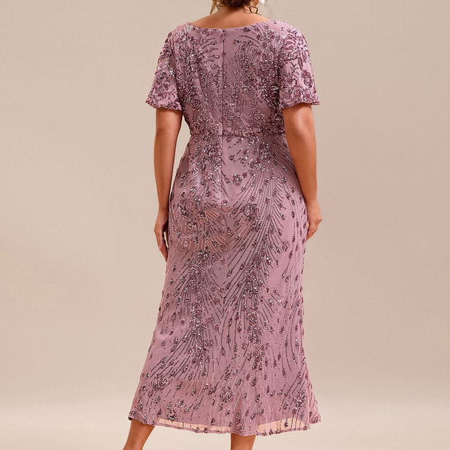 pretty PALMER|Plus Size Sequin Mermaid Formal Dress-gallery-34041154207818