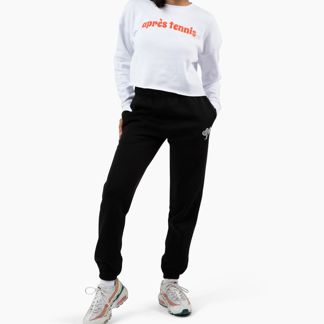 Love All Tennis Après Lightweight Cropped Crew-gallery-40827349696593