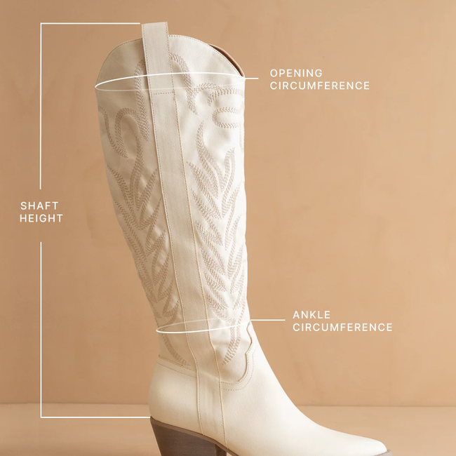 The Samara | White Knee High Cowgirl Boot-gallery-41168897966257